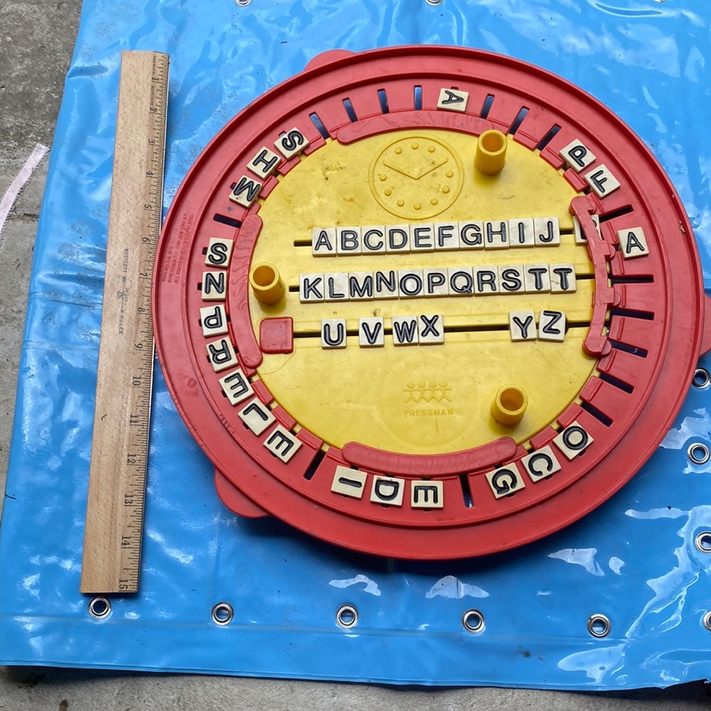 Vintage 1980s Pressman Alphabet and Number Board